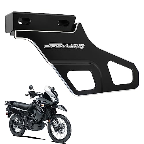 Image of JFG RACING Motorcycle Chain Guide Guard Protection CNC for KLR 650 KLR650 1987-2018 2021-2024 Black