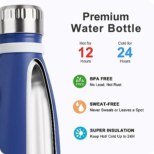 Image of Small Water Bottle,9 oz Stainless Steel Flask for Kids,Insulated Leakproof