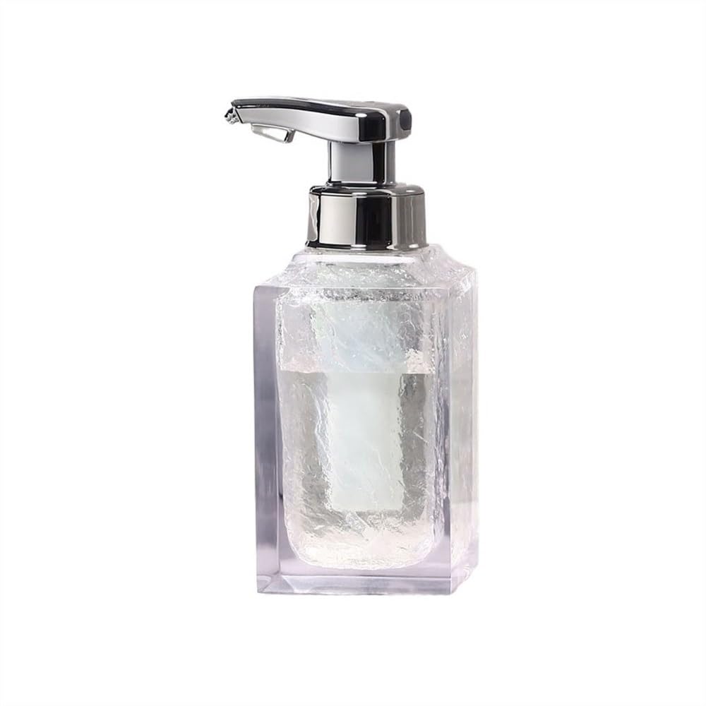Botella dispensadora de jabón Botella dispensadora de jabón con Sensor automático sin Contacto, Gran Capacidad, 500 ml, de Lujo, eléctrica Dispensador de champú líquido(Blanco)