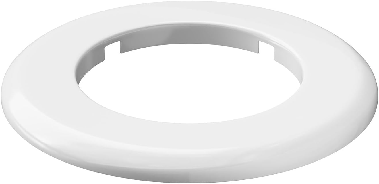 Jones Stephens F07300 3 IPS White Flex Floor/Ceiling Plate - White