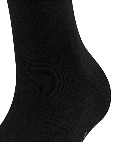 Image of FALKE Women's Family Knee High Socks, Black, 8-10.5