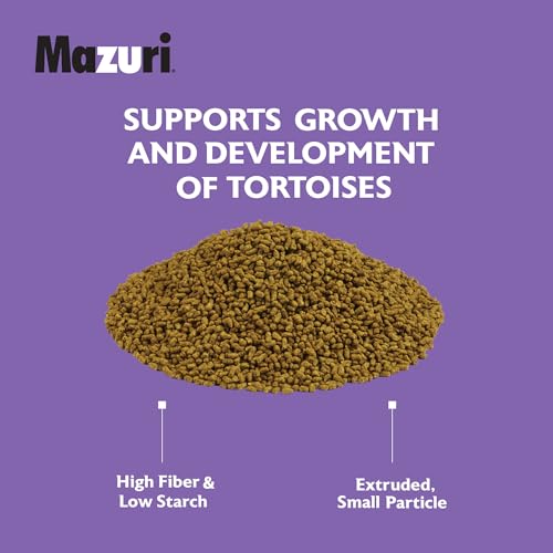 Image of Mazuri | Young Turtle Food for Turtle Puppies | 8 Ounce Bag (8 Oz) 8 Ounce (Pack of 1),Pellet