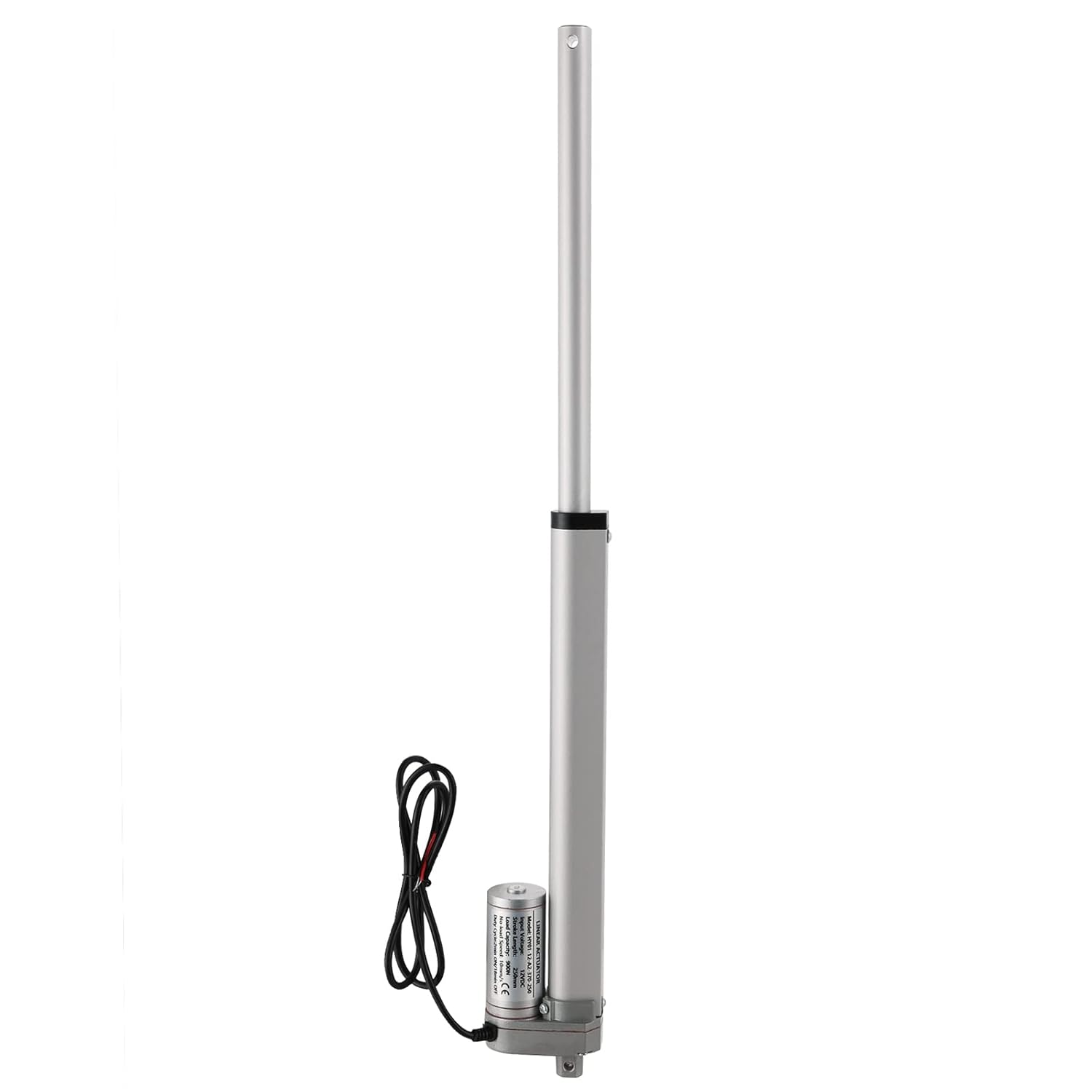 MYFULLY Electric Stroke Linear Actuator | DC 12V Heavy Duty 12" Linear Actuator Motor with Mounting Bracket 900N(202lbs) Max. Lift 10mm/s for Auto Car RV Electric Door Opener (300MM Stroke Length, 1)