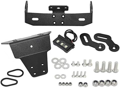 Miniatura 7 de Soporte de matrícula para guardabarros trasero, marco de matrícula con luz LED para Yamaha XJ6DIVERSIONF XJ6N XJ6F XJ6S FZ6R FZ-6R 2009 2010 2011