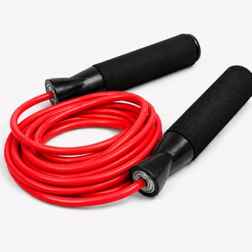 Image of worldwide Skipping Rope for Men, Women & Kids | Adjustable Jump Rope with Foam Handles | Tangle-Free Speed Rope for Fitness, Weight Loss & Home Workout | Exercise Rope