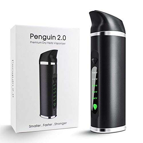 Vaporizer-Tragbarer Verdampfer Kräuter mit Ceramic Chamber and OLED Display, No Nicotine No liquid (Schwarz) – Bild 8