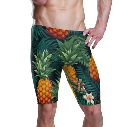 UMIRIKO Pineapple Fruit Men's Swimsuit Swim Jammers L B0400928