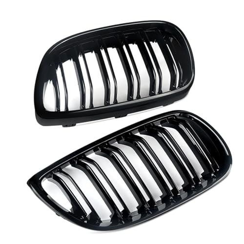 Parrilla Frontal Negra para BMW E92 E93 M3 328i 335i de Doble Listón