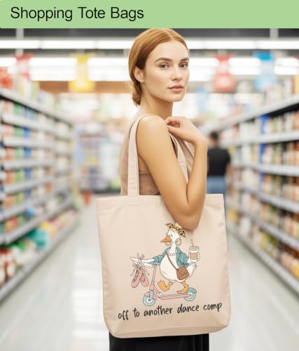 Image of Aesthetic Tote Bag for Women Girls, Stylish Tote Bag for Friends Besties Coworker