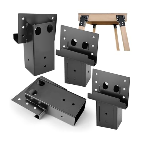 Soporte De Conexión Resistente, Montaje Multiángulo Soporte De Hierro Inoxidable for Estantes, Pérgolas, Mesas, Vallas
