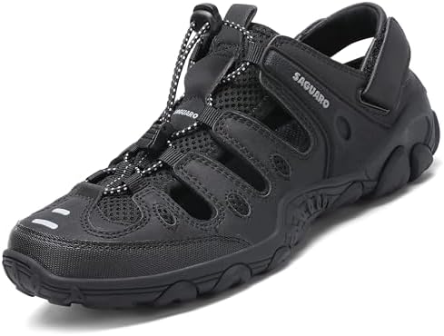 SAGUARO Herren Damen Sandalen Bequem Atmungsaktiv Outdoor Sport T...