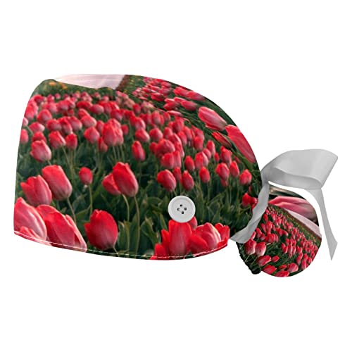 Chapeaux de Travail JDEZ Tulip avec Bandeau Lot de 2