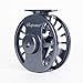 Raprance Fly Fishing Reel 5/6wt - CNC Aluminum Alloy, Ultra-Light, Instant Spool Change Side Button, for Freshwater/Saltwater (Matte Gunmetal Gray)