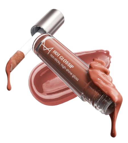Image of House Of Makeup Non-sticky gloss | High-shine lip gloss for pigmented lips | Lip gloss with hyaluronic acid | Zero stickiness (What's The Tea)