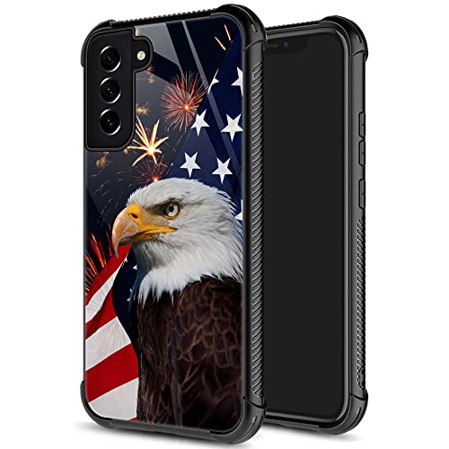 ZHEGAILIAN for Samsung Galaxy S21 Plus Case, Military-Grade Protection, All-Around Shockproof Corners, Anti-Scratch Phone Case for Samsung Galaxy S21 Plus - American Eagle