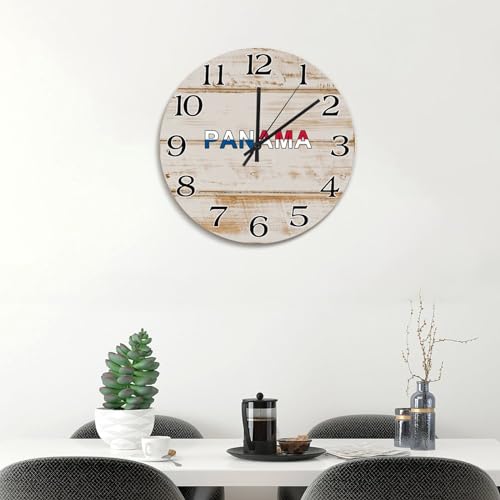 Horloge murale Panama grand format 25,4 cm pour cuisine - 4