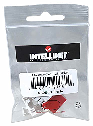 Intellinet Cat6 RJ45 Keystone Jack para Cable UTP Cat 6 miniatura 3