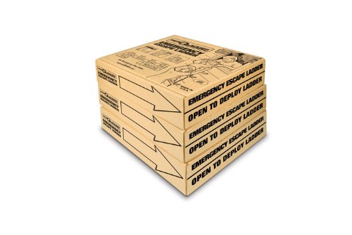 Resqladder Fire Escape Ladder, 2 Story Portable Emergency Escape Ladder, 15-Foot, Fl15 #TOP7