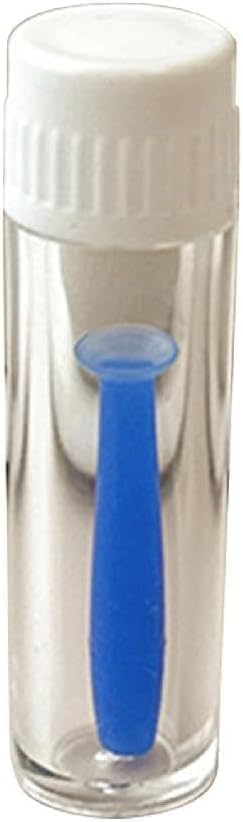 Herramienta de inserción de lentes de contacto de silicona suave azul, accesorios para el cuidado de lentes de contacto, soporte de succión para