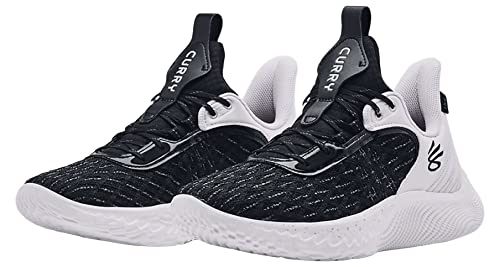 Under Armour Curry Flow 9 Team Basketball Shoes - Black - Men's Size 8 / Women's Size 9.5, Black/White4