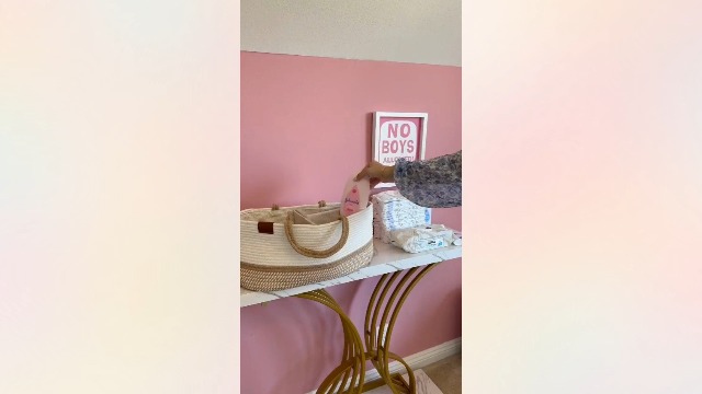 DECOMOMO Teddy Bear Basket, Diaper Caddy Basket, Baby Baskets for Baby Shower (Animal, Large)