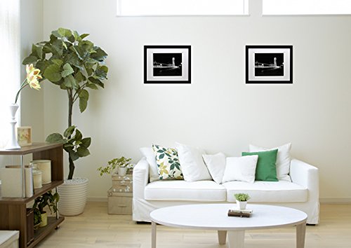 11x14 Black Gallery Picture Frame with 8x10 and 8.5x11 Mat - Two Frames - Wide Molding - Includes Both Attached Hanging Hardware and Desktop Easel - Display Pictures Documents Certificates (2-Pack) - Thumbnail 5