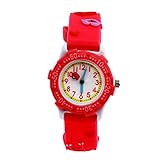 Diseño de dibujos animados, colores vibrantes lo hacen. ¡Tu hijo le encantará este reloj!