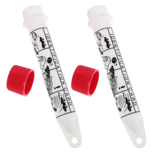 Toyvian 2 Pièces Cartes Opérationnelles Sauvetage de pour Gonflables en Radeaux D'identification et Étanches Construction Scellée Plastique Instructions pour Bateaux et Navires