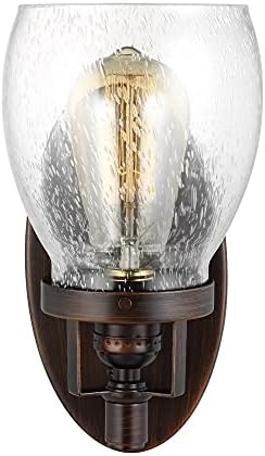 Generation Lighting 4114501-710 Belton One - Light Wall/Bath Sconce Vanity Style Fixture, Bronze