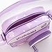 Cute Mini Crossbody Bags, Soft PU Leather Shoulder Bags, Cartoon Adjustable Zipper Cross Body Bag - 2pcs (Purple)