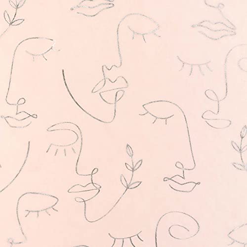 Douceur d'Interieur 140 x 240 cm Eyelet Curtain, Pink - Image 4