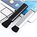 Gatuida 2pcs Retractable Computer Cleaning Brush Dust Remover for Keyboards Electronics and Home Appliances Black Silver