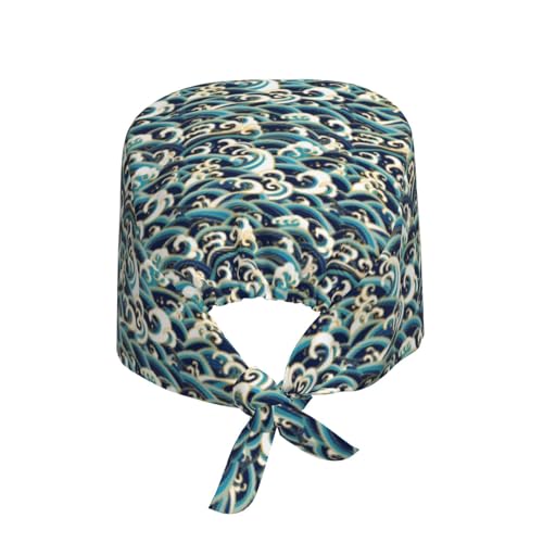 Image of Surgical Caps Men Women, Scrub Cap with Sweatband Adjustable