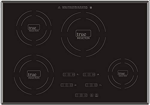 True Induction Ti4B 4 Burner Cooktop, Black #TOP4