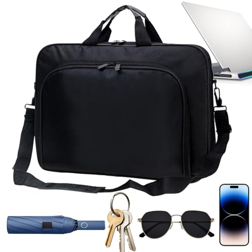 Borsa Per Il Trasporto Del Laptop - Borse Per Laptop Per Donne E Uomini - Borse Da Lavoro Di Lavoro - Borsa Per Valigetta A Tracolla Di Protezione Impermeabile Con Spalline Regolabile - Casual
