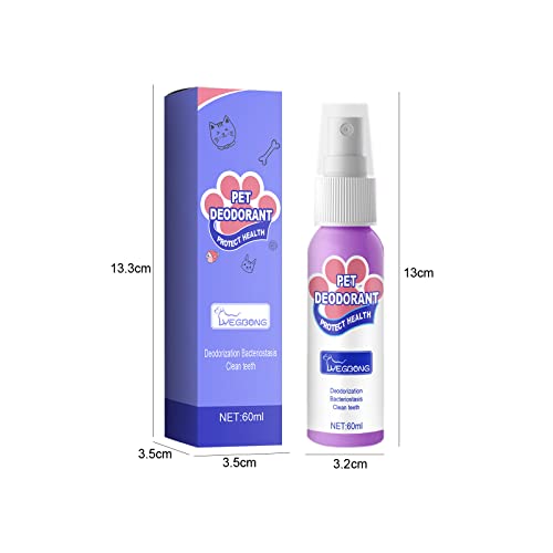 Dog Bad Breath Spray Pet Breath Freshener Pet Teeth Breath Cleaning Freshener Dog Spray Care Cleaner 60Ml Protect The Oral Health Of Cats And Dogs #TOP1
