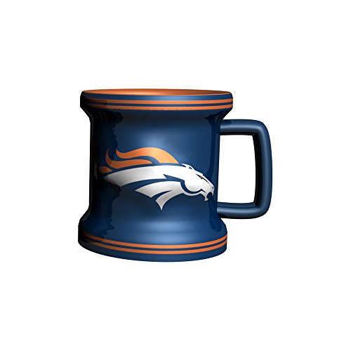 NFL Denver Broncos Sculpted Mini Mug, Size 2.5, Blue