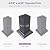 PURPLE LEAF Louvered Pergola 11' x 21' Large Patio Aluminum Pergola Modern Outdoor with Adjustable Roof Hardtop for Garden Terrace Outdoor Bar