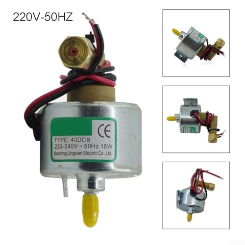 Bomba Electromagnética de Aceite 18W para Máquina de Humo, Metal Pequeña Oro+Plata miniatura 4
