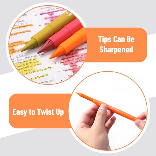 Image of Mr. Pen- No Bleed Gel Highlighters, Dark Sunshine & Smiles, 8 Pack | Bible Highlighters and Pens No Bleed, Bible Markers for Study, Journaling, School Supplies and Accessories