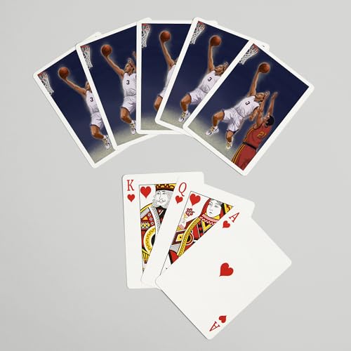 Baraja de póker Basketball Player de 52 cartas miniatura 7