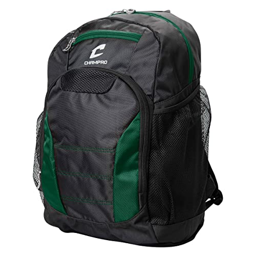 Mochila de competición CHAMPRO repele humedad para proteger equipamiento deportivo sensible