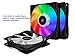 DEEP COOL CF120 Ventole per PC (3 in 1), 120mm PWM Ventola RGB Indirizzabile Silenzioso, Controllo Sincronizzato Tramite Header A-RGB 5V su MB/Controller A-RGB Incluso
