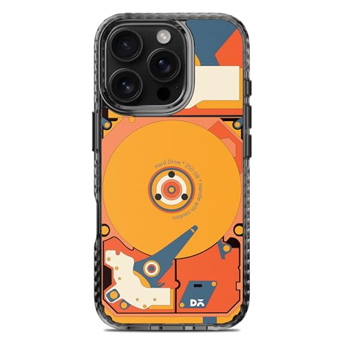 Image of DailyObjects Case for iPhone 16 Pro Compatible with Mag-Safe Wireless Charging, Stride 2.0 ScanDisk Slim Shockproof Back Cover with Inner Magnetic Ring