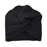 Die schöne und klassische Farbkombination ist so charmant, geeignet für Damen, die der Mode verfolgen. Dieses Headwrap schafft den perfekten winterlichen Boho-Vibe und ist das ultimative Stück, um lose Locken oder einen unordentlichen Dutt zu betonen.