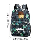 Driflo 18 Inch Roblx Backpack, Anime School Bag, School Rucksack, 3d Printed Book Bags, Gift for Fans - Image 2