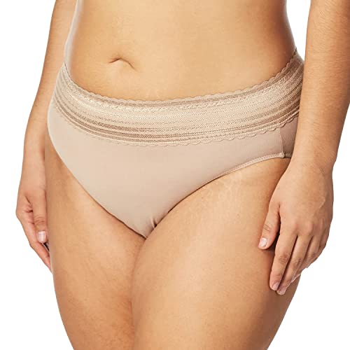 Image of Warner's womens No Pinching No Problems Dig-free Comfort Waist With Lace Cotton Hi-cut Rt2091p
