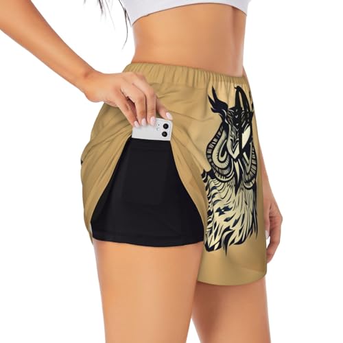 Short de sport femme léger hibou contre la transpiration