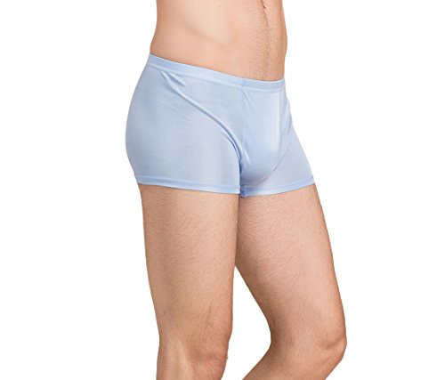 CLC Men's Mulberry Silk Knitted Boxer Brief Stretchable Underwear3