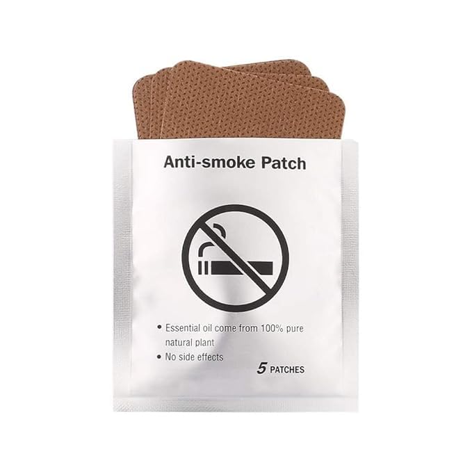 Anti Smoke Patch, Smoking Cessation Patches with No Bad Effects on Body, Effective Health Care Product 5x5 cm (5 Patches) Anti Smoke Patch, Smoking Cessation Patches with No Bad Effects on Body, Effective Health Care Product 5x5 cm (5 Patches)